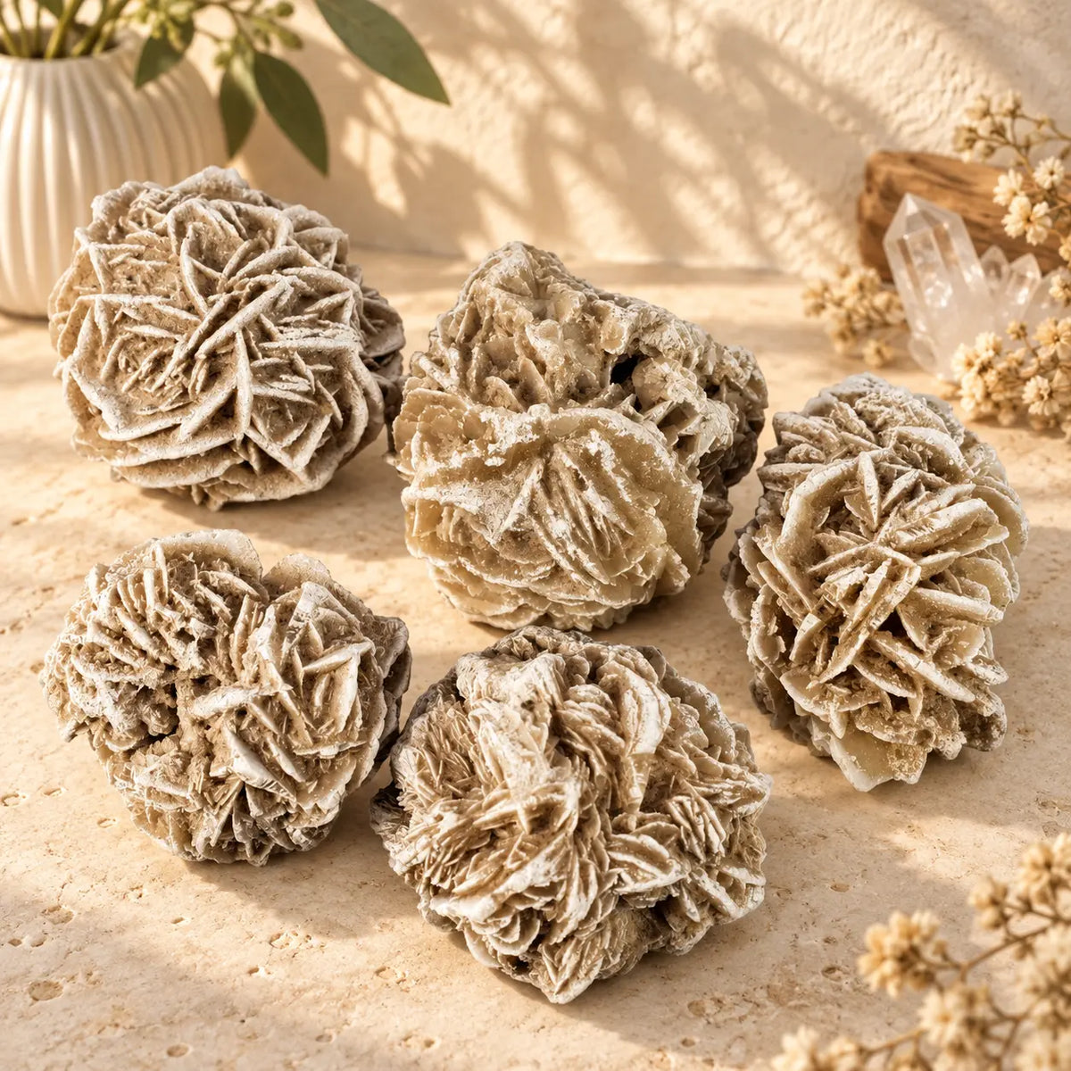 Desert Rose Crystal 6–7.5cm – Clarity, Calm & Emotional Balance