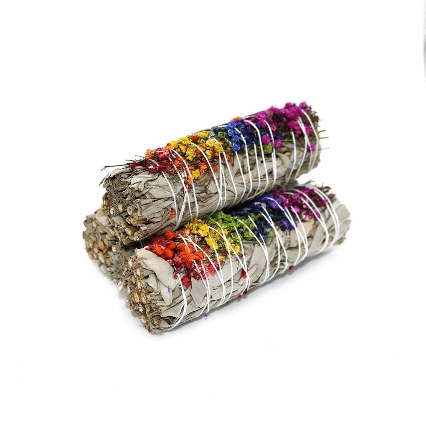 Energy Wheel Sage Smudge Stick 10cm for chakra cleansing, energy cleansing, spiritual renewal, and chakra alignmen