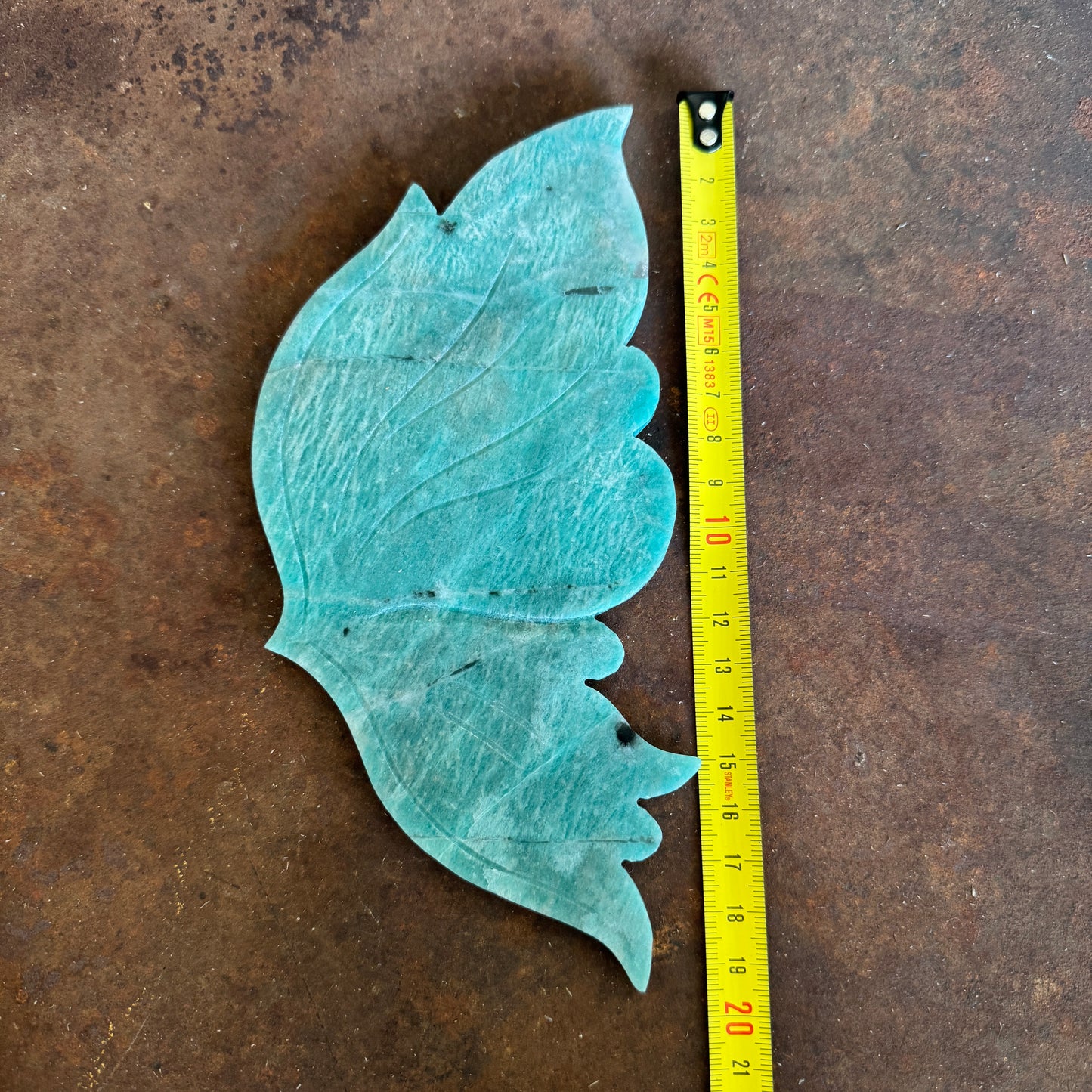 Amazonite Crystal Wings on Angel Stand – Spiritual Healing, Protection & Calm Energy | Spiritual Gift