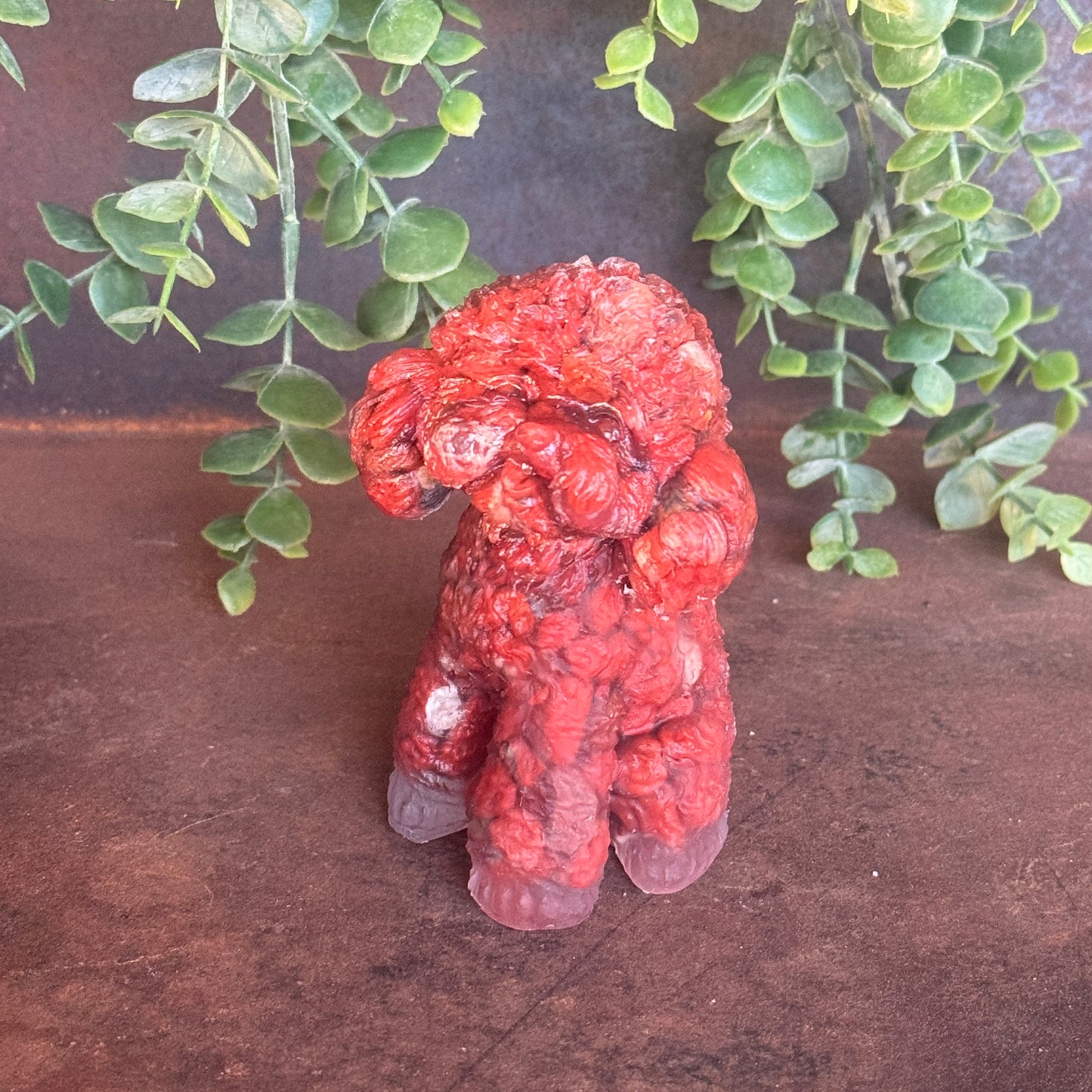 Crystal Dog Figurine Australia – Cavoodle, Moodle & Toy Poodle with Healing Crystal Chips