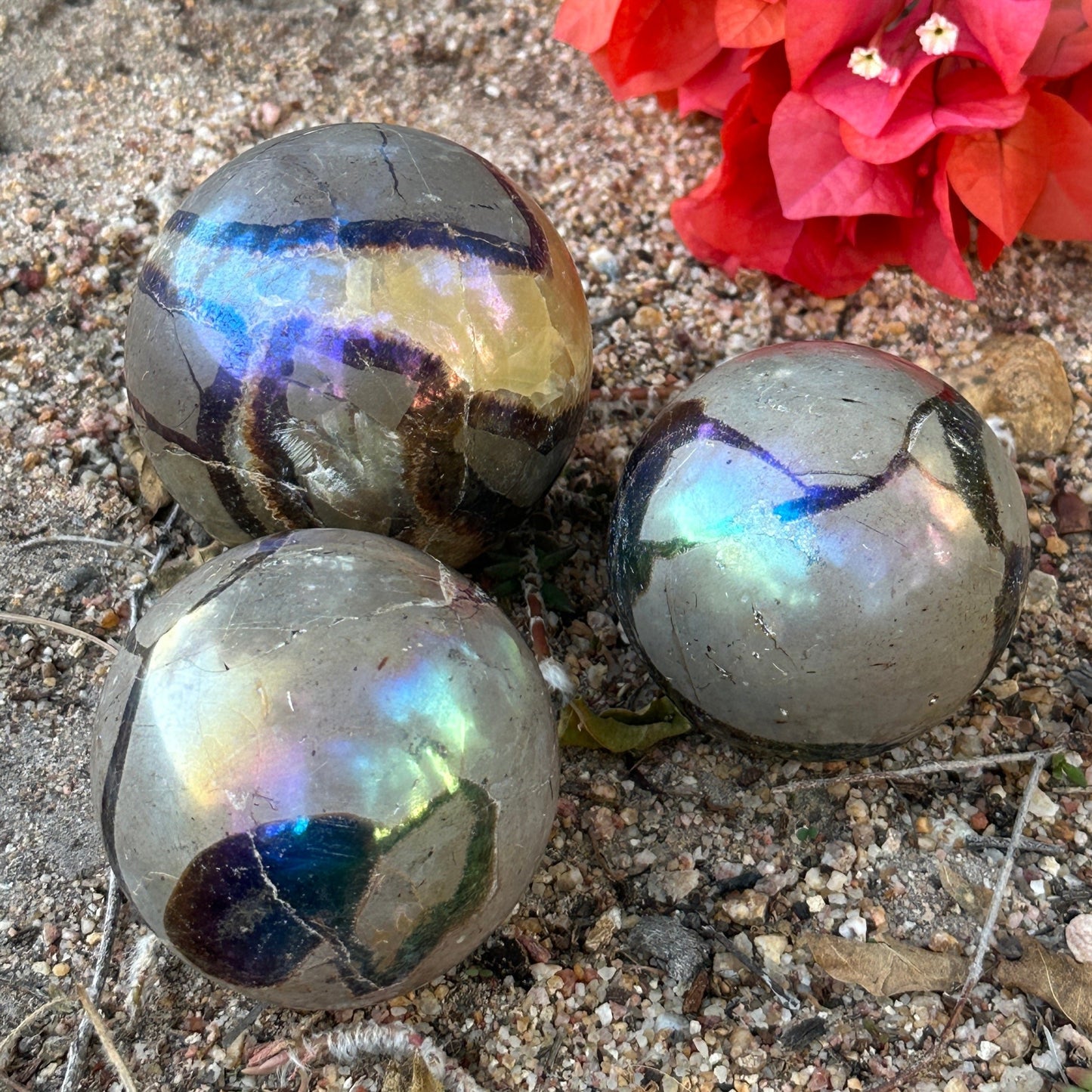 Aura Septarian Crystal Sphere – Emotional Healing, Grounding & Spiritual Clarity