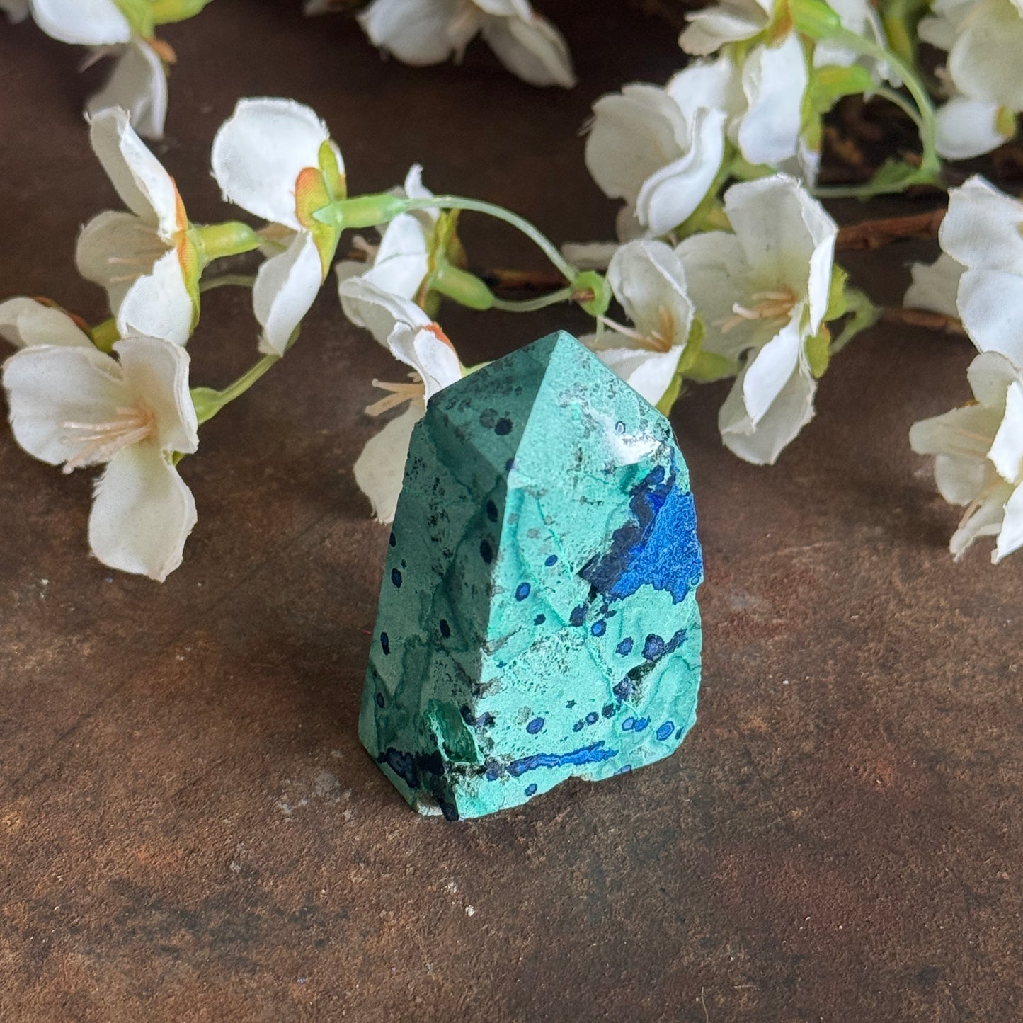 Azurite Crystal Tower – Third Eye Activation, Intuition & Spiritual Awakening