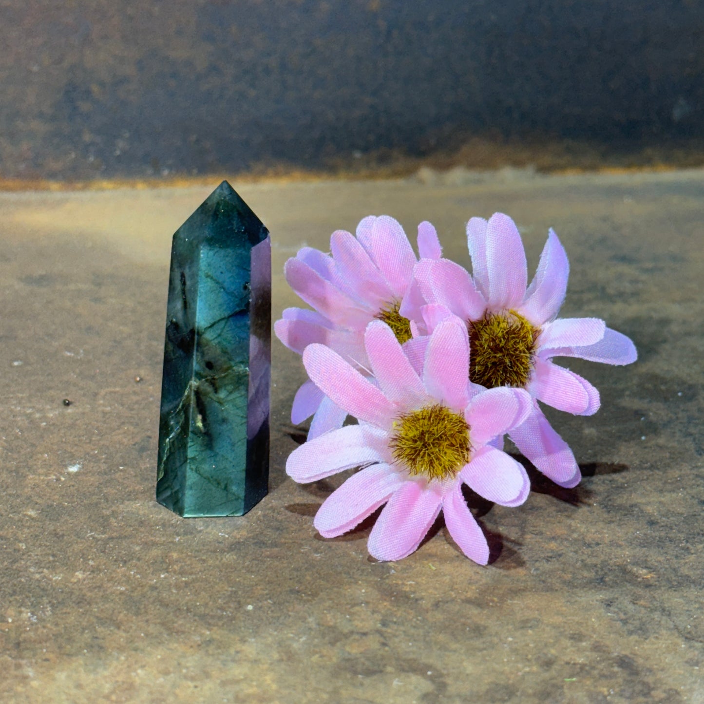 Labradorite Small Tower – Intuition, Protection & Spiritual Awakening