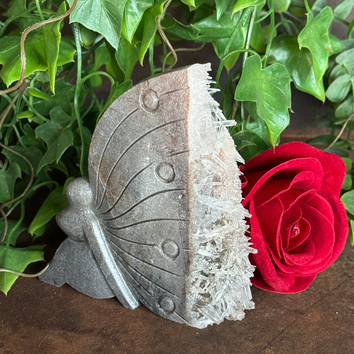 Geode Angel & Mermaid Crystal Carvings for spiritual protection, emotional healing and energy alignment