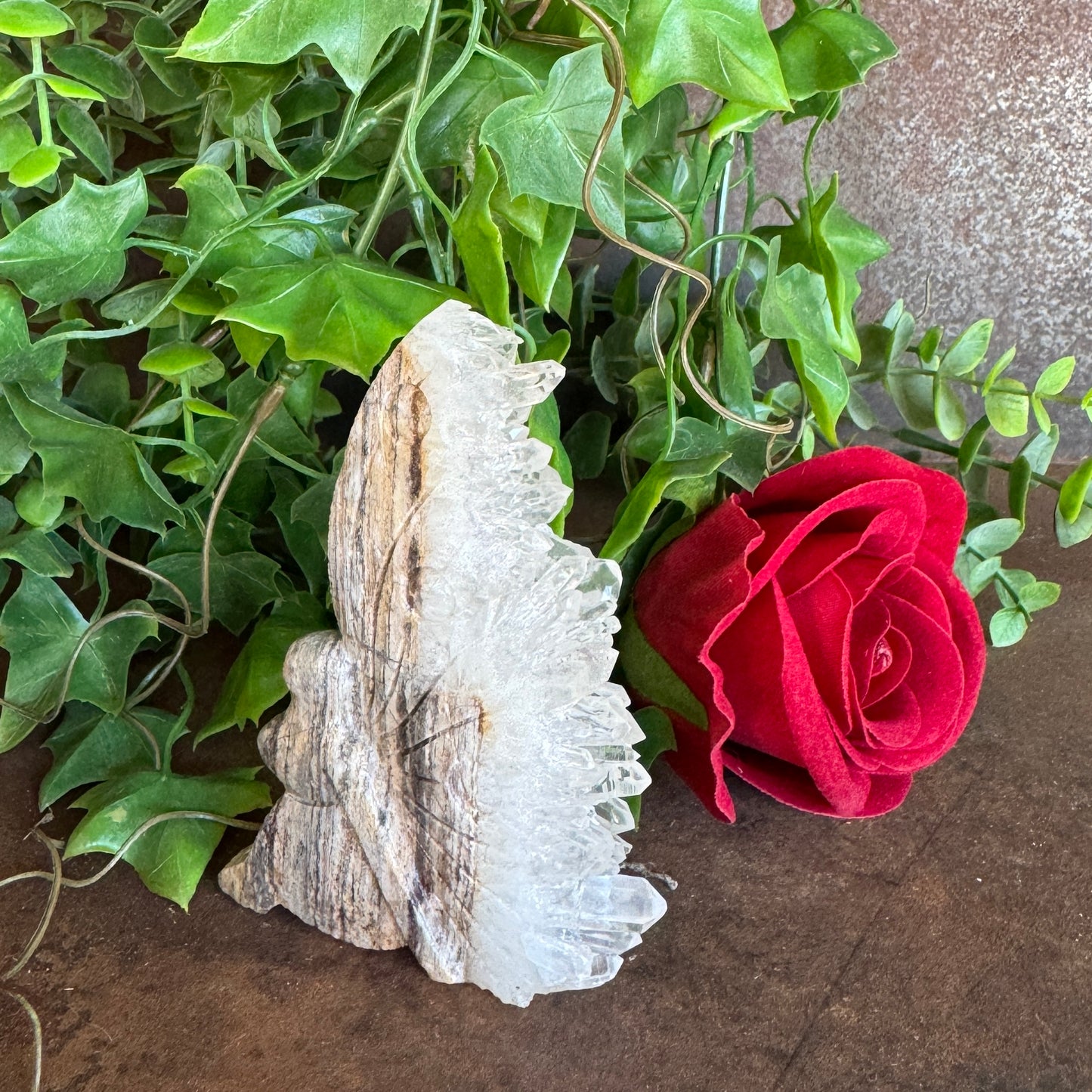 Geode Angel & Mermaid Crystal Carvings for spiritual protection, emotional healing and energy alignment