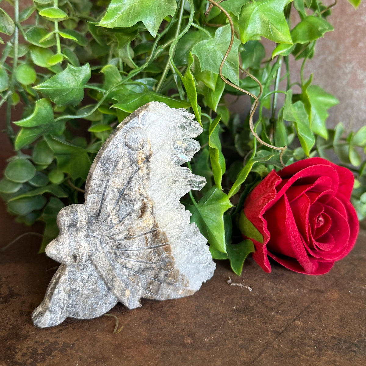 Geode Angel & Mermaid Crystal Carvings for spiritual protection, emotional healing and energy alignment