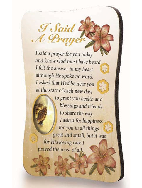 Inspirational Prayer Magnet – “I Said a Prayer for You Today” | Faith, Comfort & Encouragement Gift