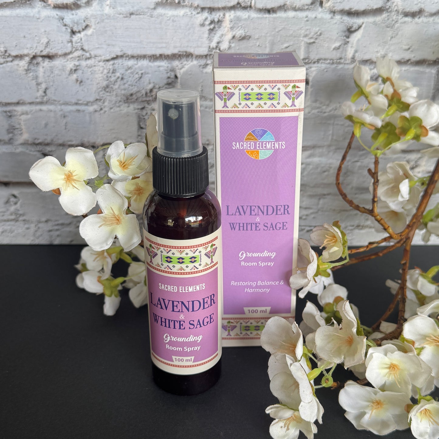 Lavender and White Sage room spray for energy cleansing, spiritual protection, calm, and emotional balance