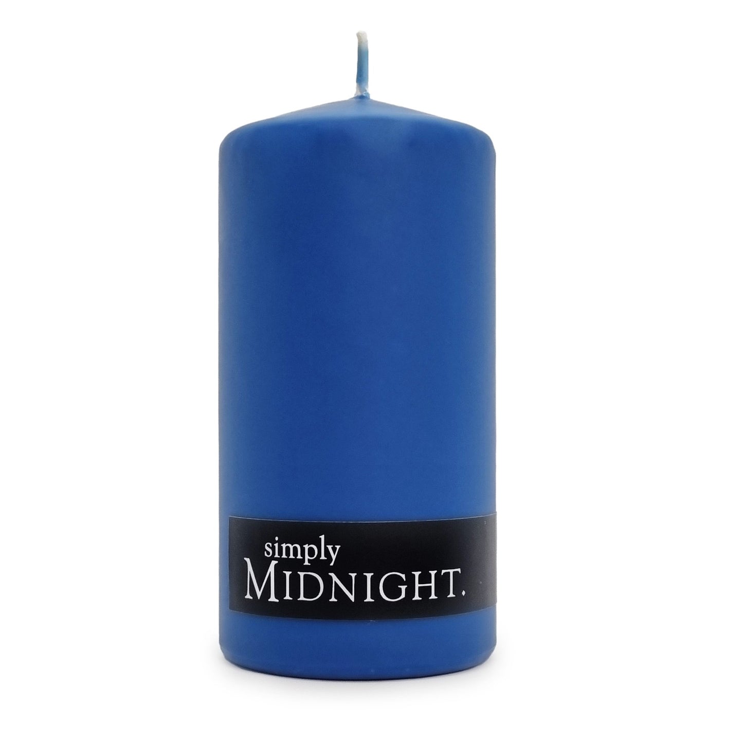 Dark Blue Pillar Candle – Midnight Scent Spiritual Ritual Candle for Wisdom, Protection & Clarity