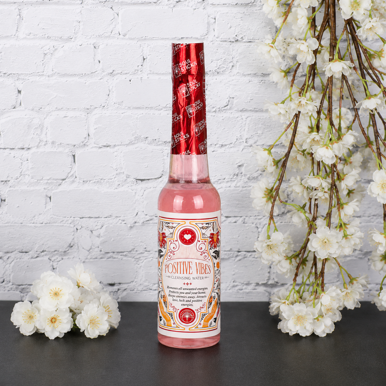Positive Vibes Cleansing Water – Energy Cleansing, Protection, Love, Luck & Abundance