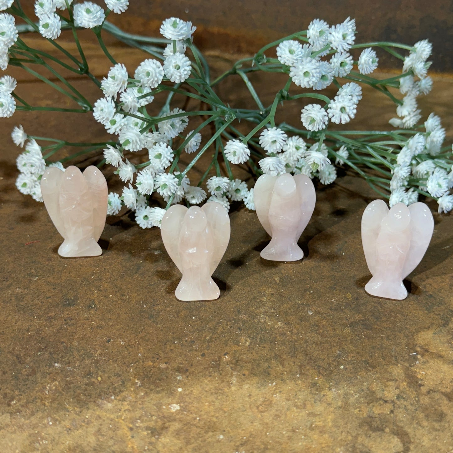 pocket crystal angel 4cm spiritual healing crystal angel for protection, emotional support, calm, intuition and daily guidance