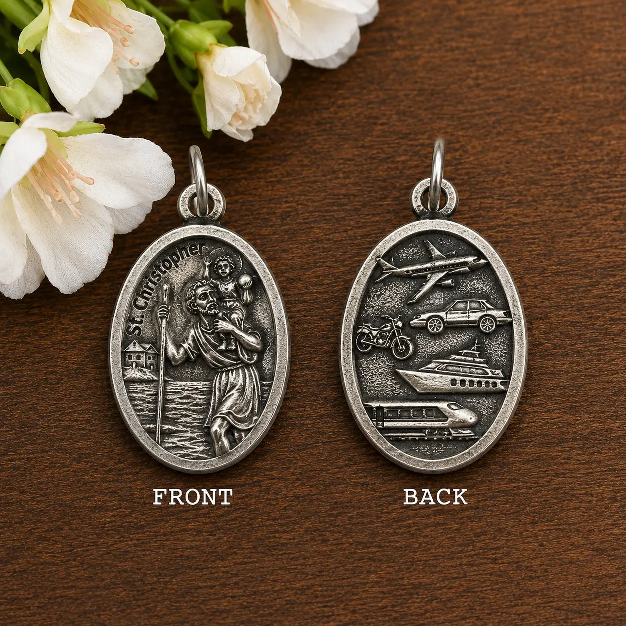 Saint Christopher Travel Religious Medal | Patron Saint of Travellers