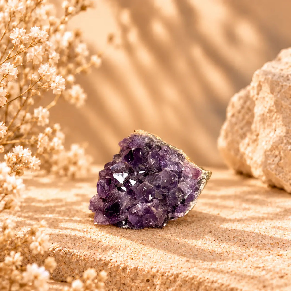 88g natural Amethyst geode crystal