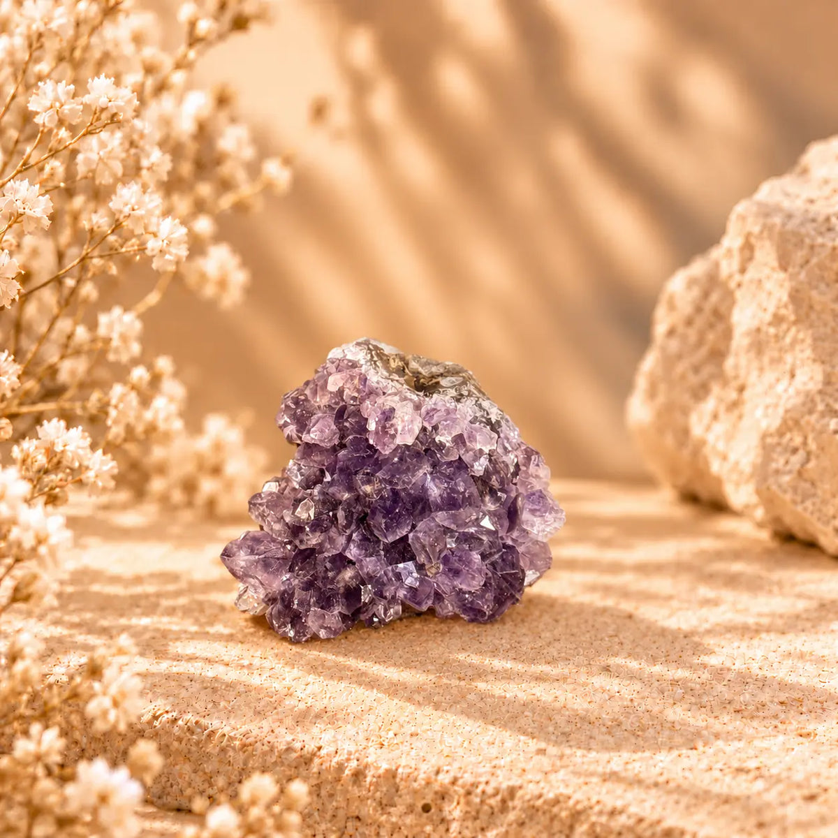 92g natural Amethyst geode crystal