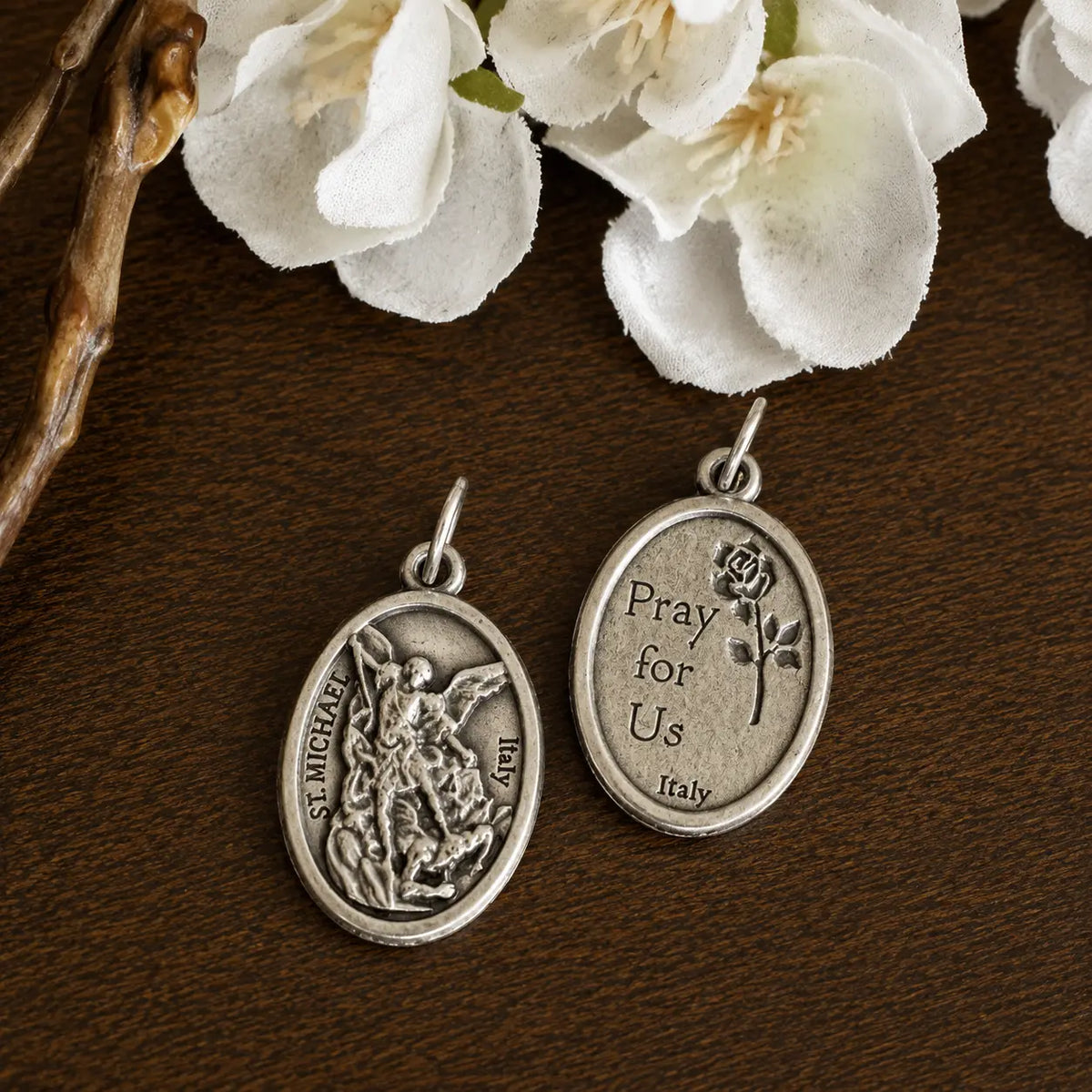 Archangel Michael “Protect Us” Religious Medal 22 mm