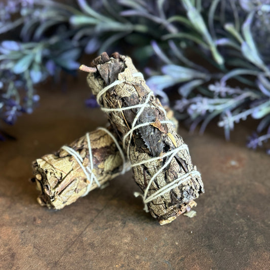 Black Sage Smudge Stick (10cm) – Psychic Protection, Dreamwork & Spiritual Healing
