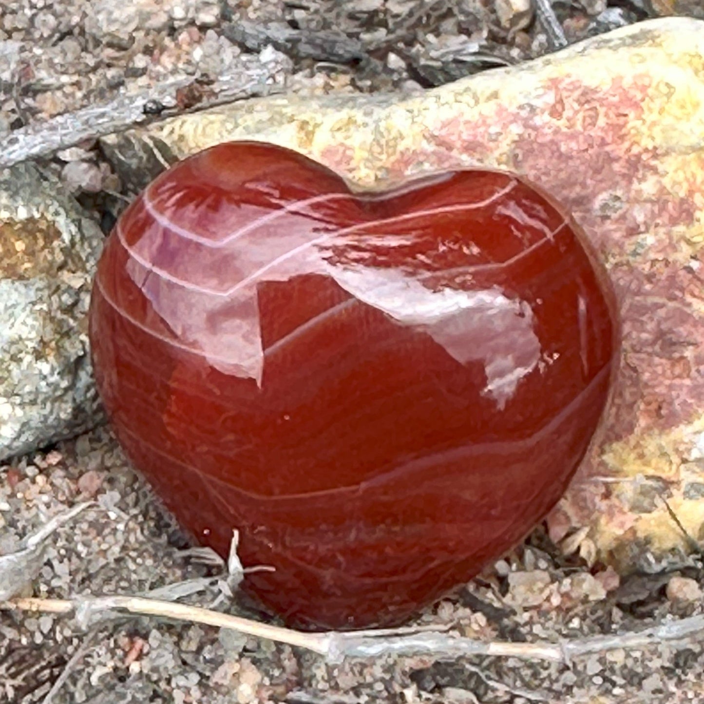 Carnelian Crystal Heart – Creativity, Confidence & Spiritual Vitality