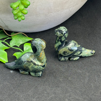 Crystal Dinosaur Carvings – Grounding, Protection & Spiritual Healing