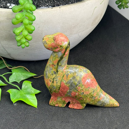Crystal Dinosaur Carvings – Grounding, Protection & Spiritual Healing