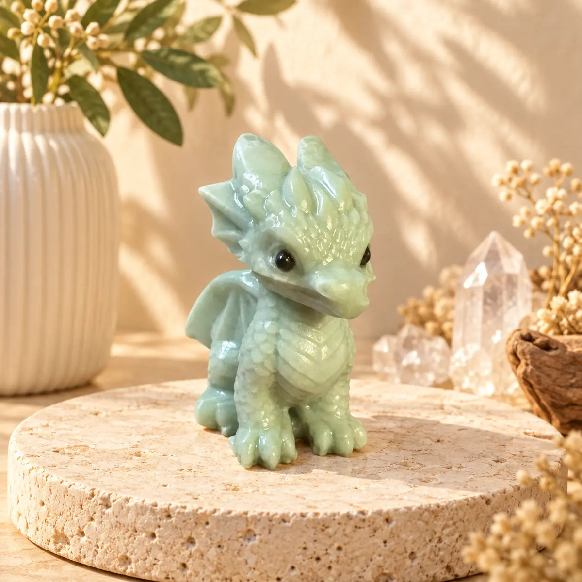 Dushan Jade crystal dragon carving Piece 1 exact item