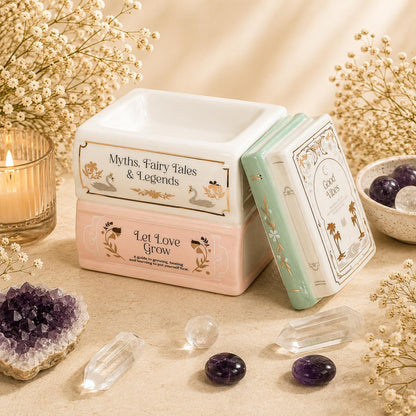 Fairy Book Stack Oil Burner – Book Lover Gift & Reading Nook Décor