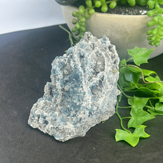 Fluorite and sphalerite crystal specimen for clarity grounding protection spiritual gift Australia