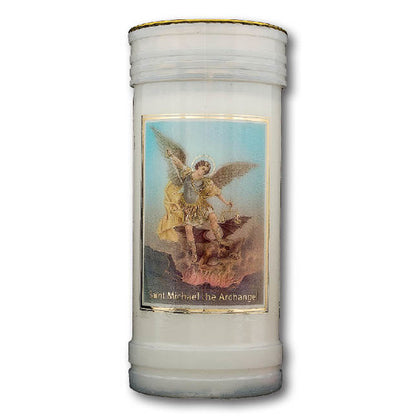 Archangel Michael Devotional Candle – Prayer Candle for Divine Protection & Faith