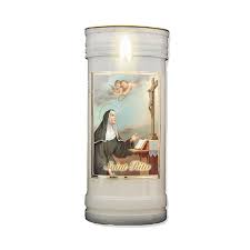 St. Rita Devotional Candle — Light for Faith, Hope & Miracles