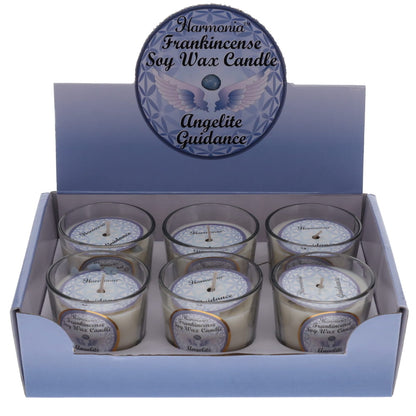 Angelite Frankincense Votive Candle – Intentional Spiritual Candle for Angelic Guidance, Peace & Emotional Healing