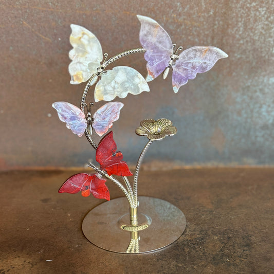 Butterfly Crystal Sculpture – Spiritual Healing, Transformation & Divine Energy