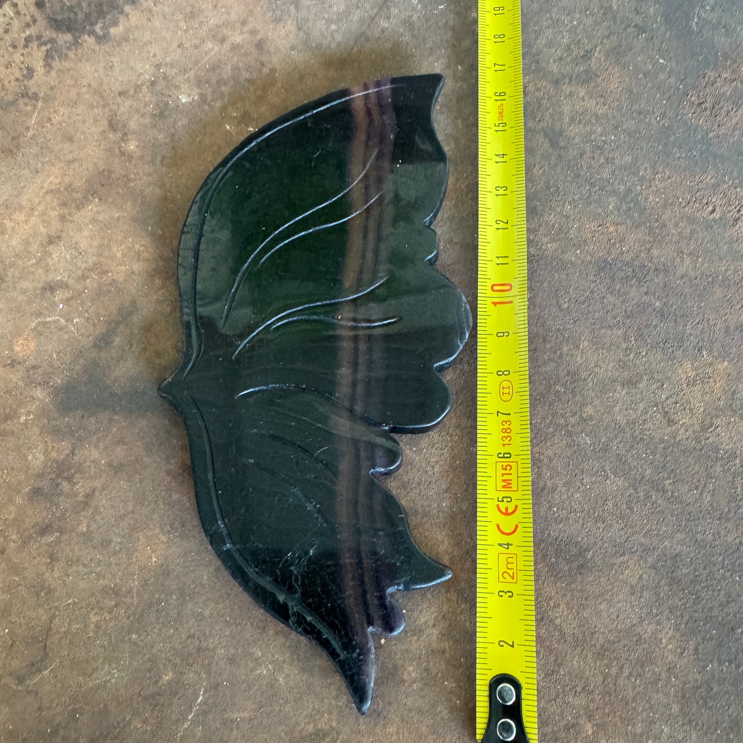 Fluorite Crystal Wings on Butterfly Stand – Clarity, Transformation & Spiritual Healing