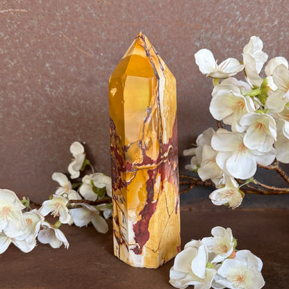 Mookaite Crystal Tower – Australian Grounding, Strength & Spiritual Healing
