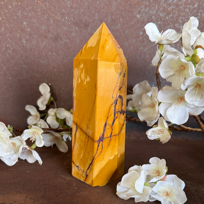 Mookaite Crystal Tower – Australian Grounding, Strength & Spiritual Healing