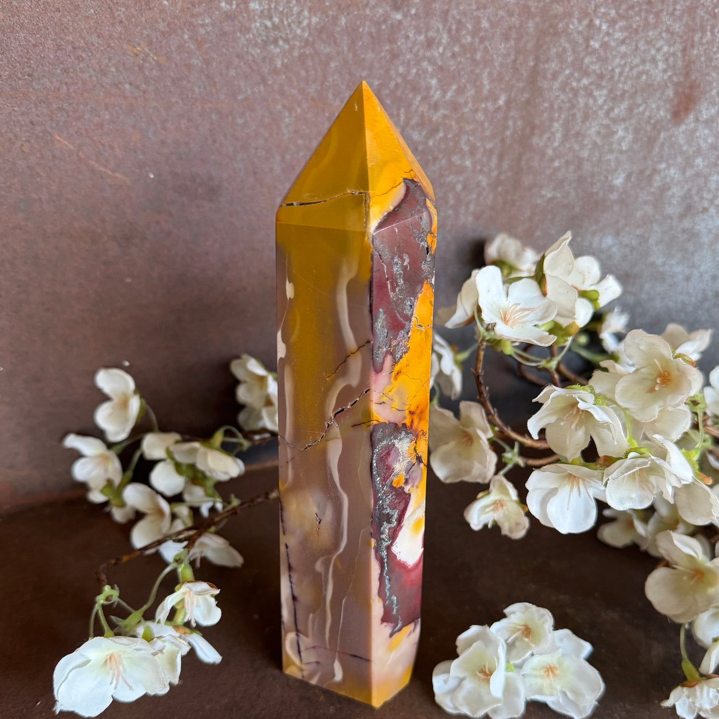Mookaite Crystal Tower – Australian Grounding, Strength & Spiritual Healing