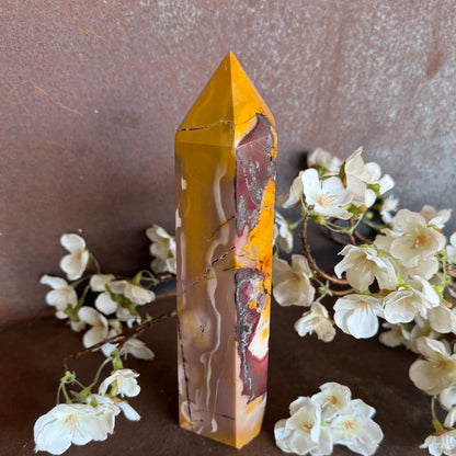 Mookaite Crystal Tower – Australian Grounding, Strength & Spiritual Healing