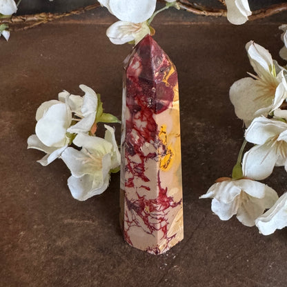 Mookaite Crystal Tower – Australian Grounding, Strength & Spiritual Healing