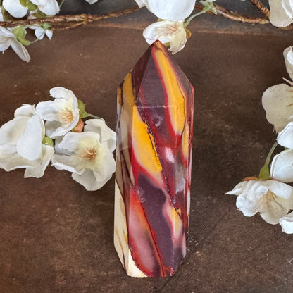 Mookaite Crystal Tower – Australian Grounding, Strength & Spiritual Healing