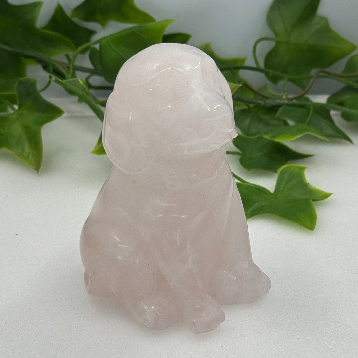 Labrador Retriever Crystal Dog Carving – Loyalty, Love & Pet Connection Spiritual Gift