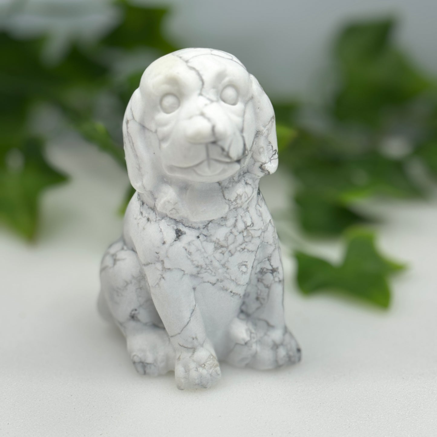 Labrador Retriever Crystal Dog Carving – Loyalty, Love & Pet Connection Spiritual Gift
