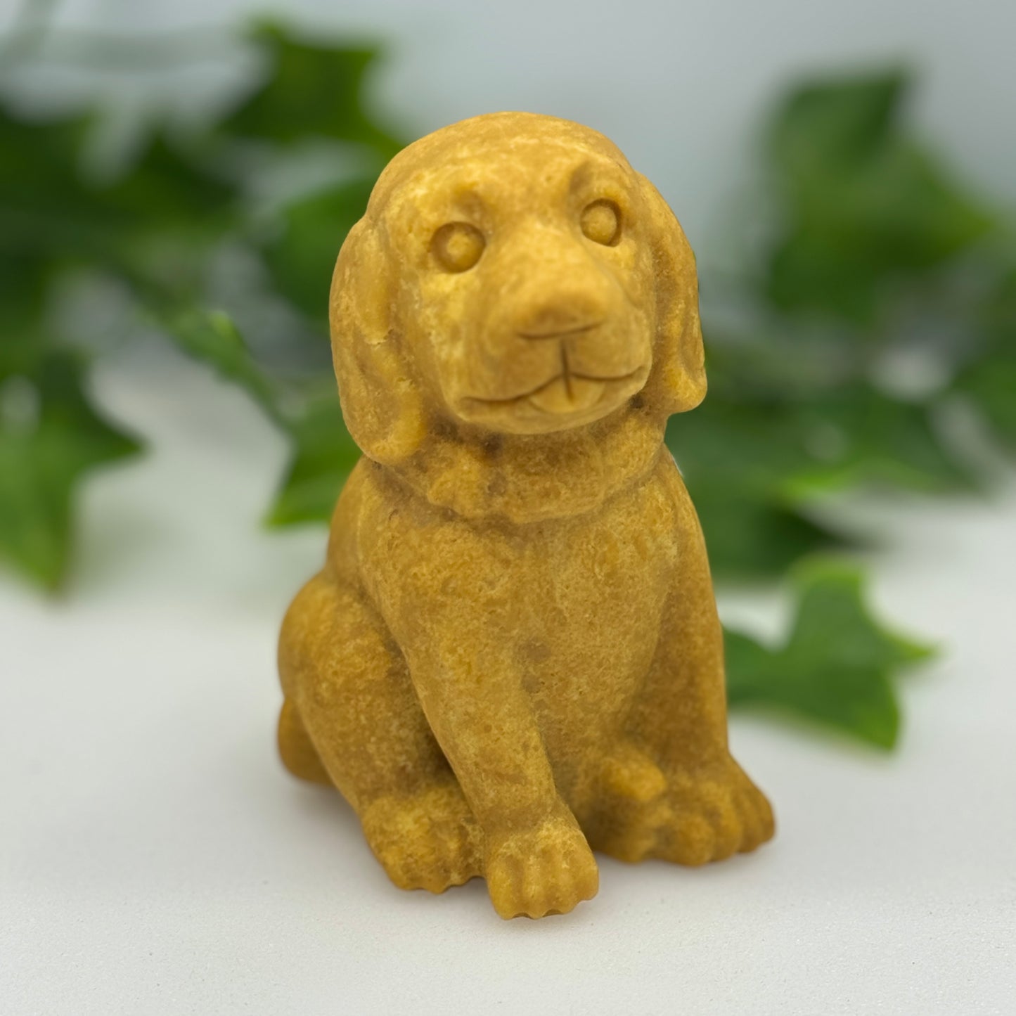 Labrador Retriever Crystal Dog Carving – Loyalty, Love & Pet Connection Spiritual Gift