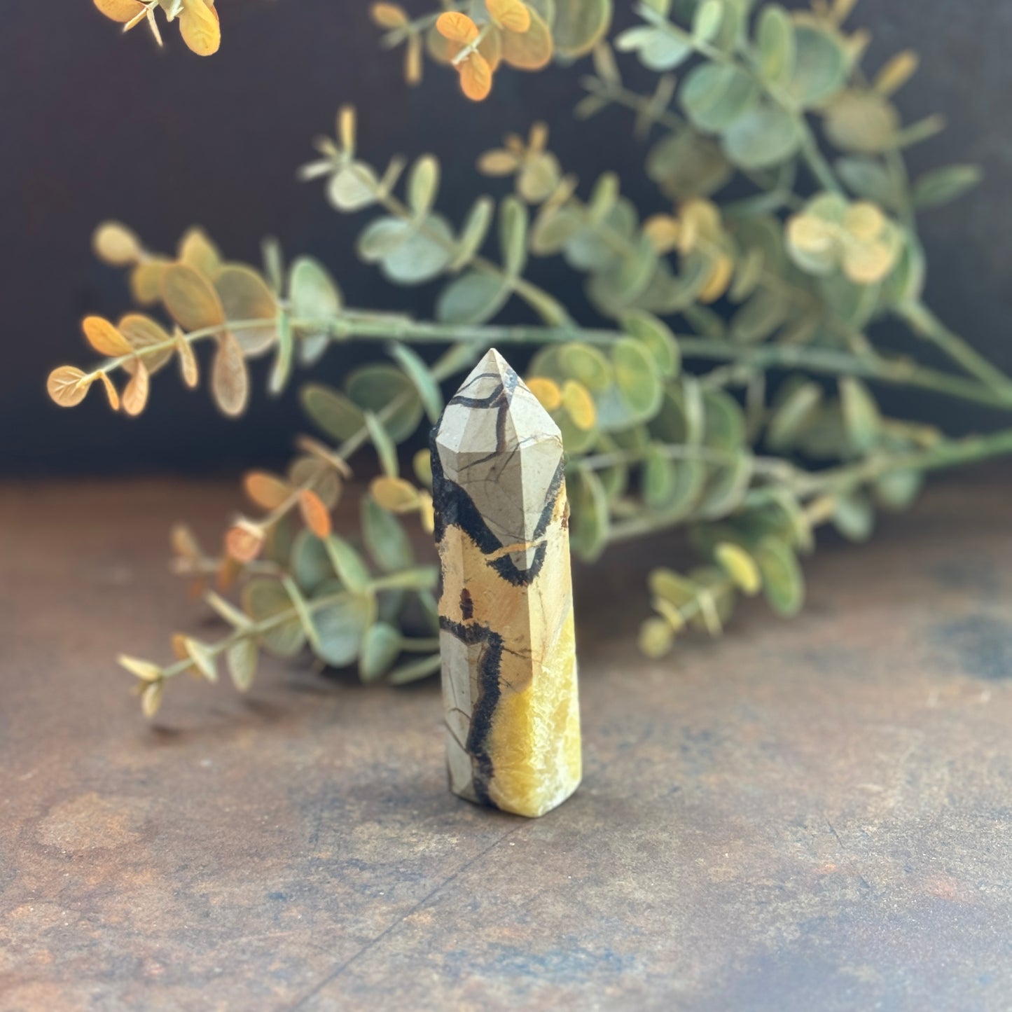 Septarian Crystal Tower (Dragon Stone) – Grounding, Protection & Emotional Healing