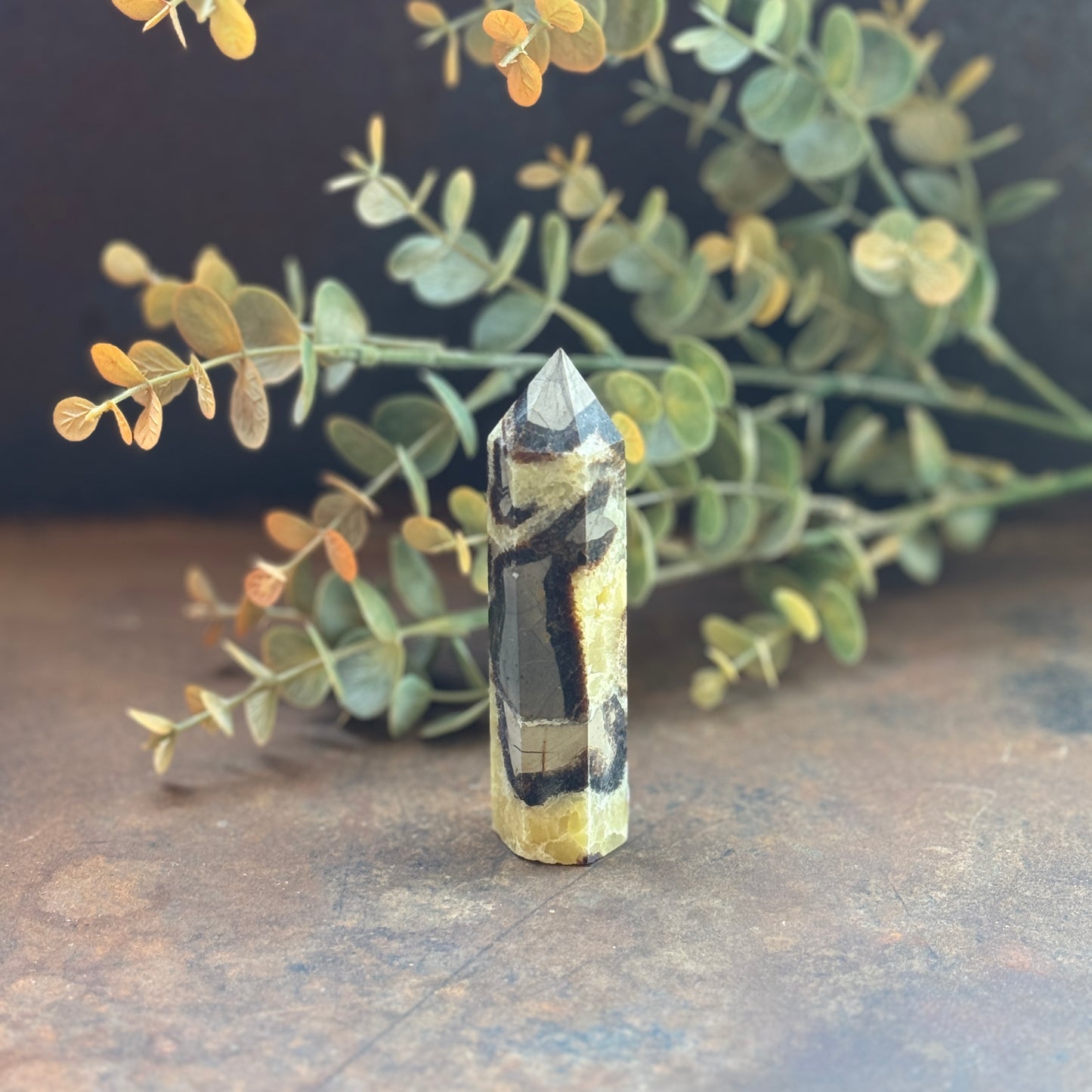 Septarian Crystal Tower (Dragon Stone) – Grounding, Protection & Emotional Healing