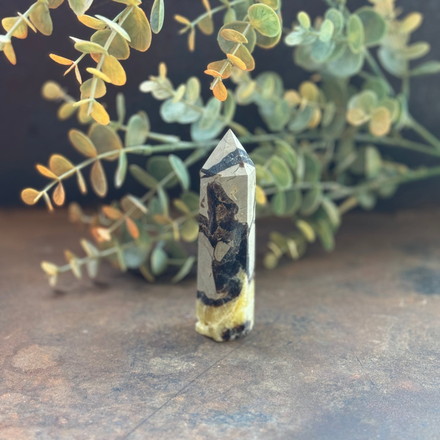 Septarian Crystal Tower (Dragon Stone) – Grounding, Protection & Emotional Healing