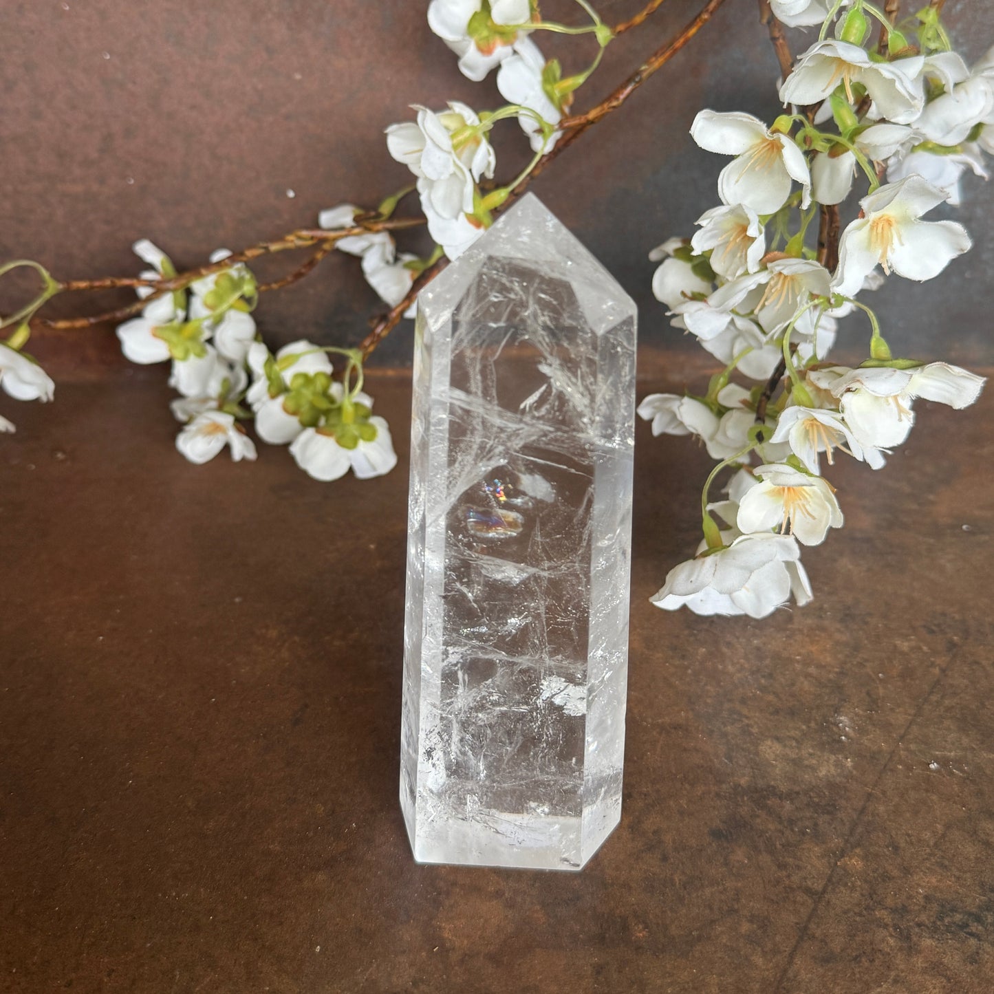 Clear Quartz Crystal Tower – Master Healer, Energy Amplification & Spiritual Clarity