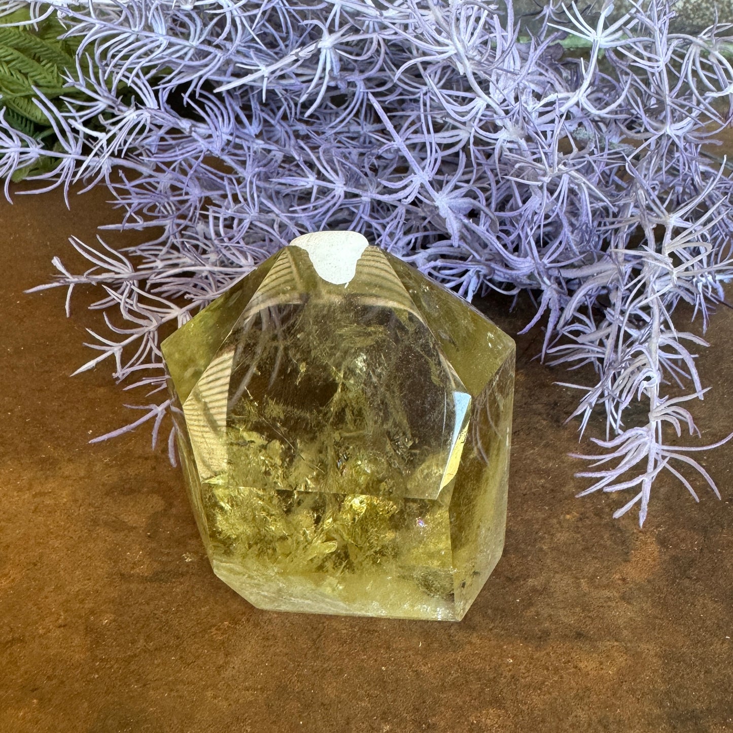 Smoky Citrine Tower for abundance, grounding, spiritual protection, and emotional balance