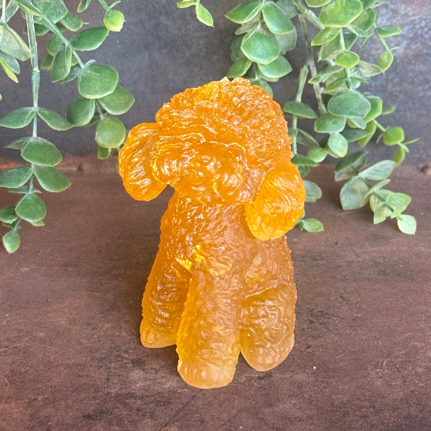 Crystal Dog Figurine Australia – Cavoodle, Moodle & Toy Poodle with Healing Crystal Chips
