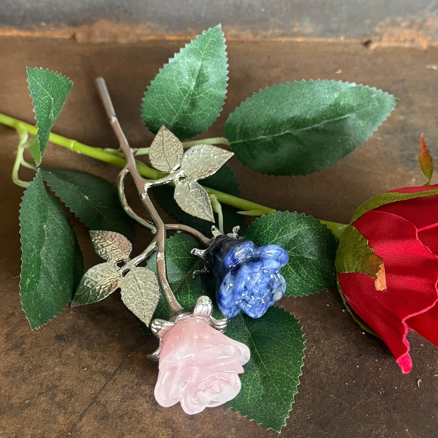 Forever Rose Crystals with Stem – Everlasting Roses Infused with Spiritual Healing Energy