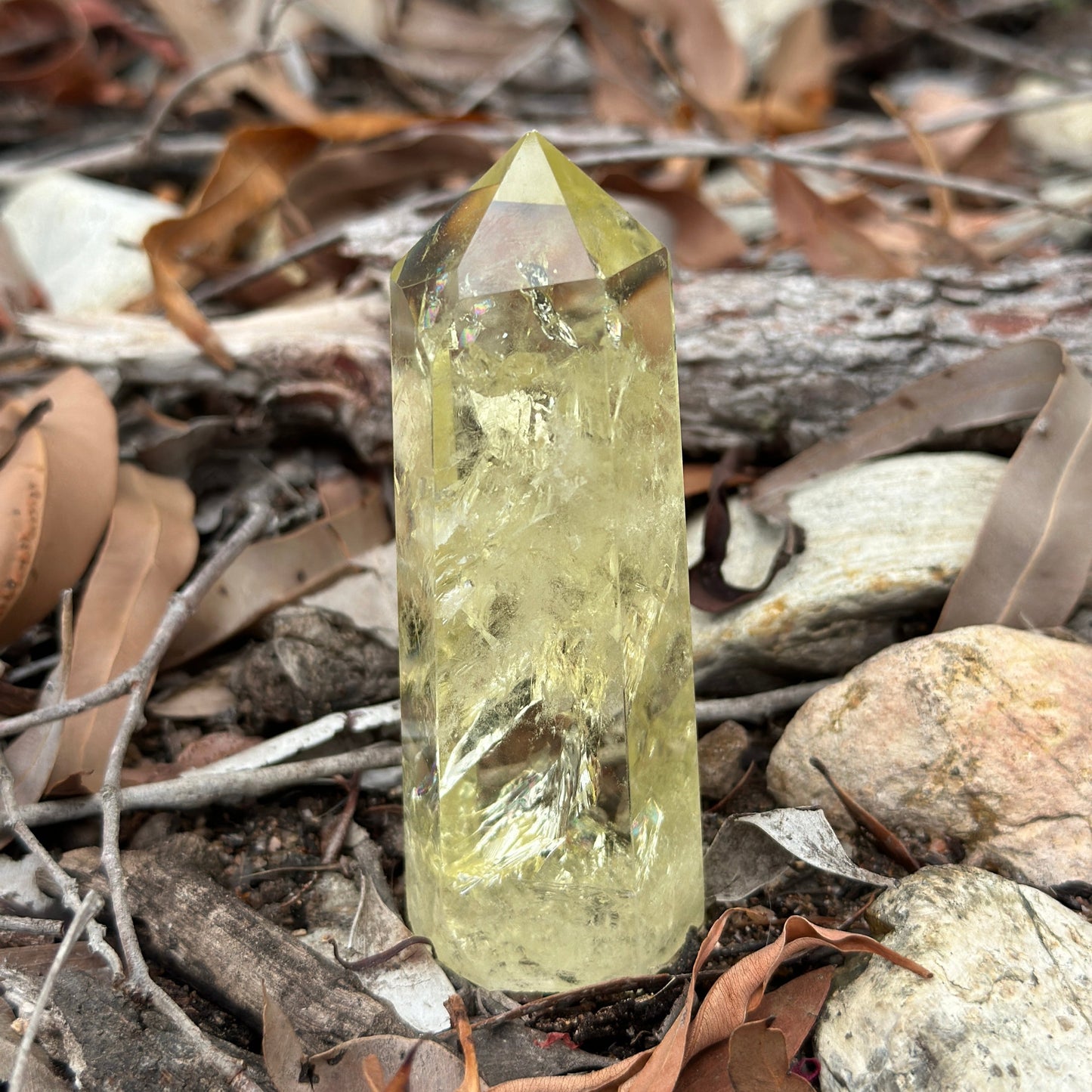 Citrine Crystal Tower – Abundance, Manifestation & Spiritual Healing