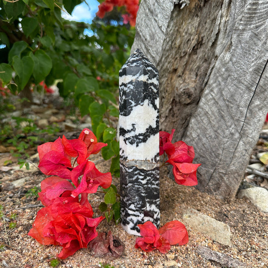 Zebra Jasper Crystal Tower – Balance, Grounding & Powerful Spiritual Healing Energy