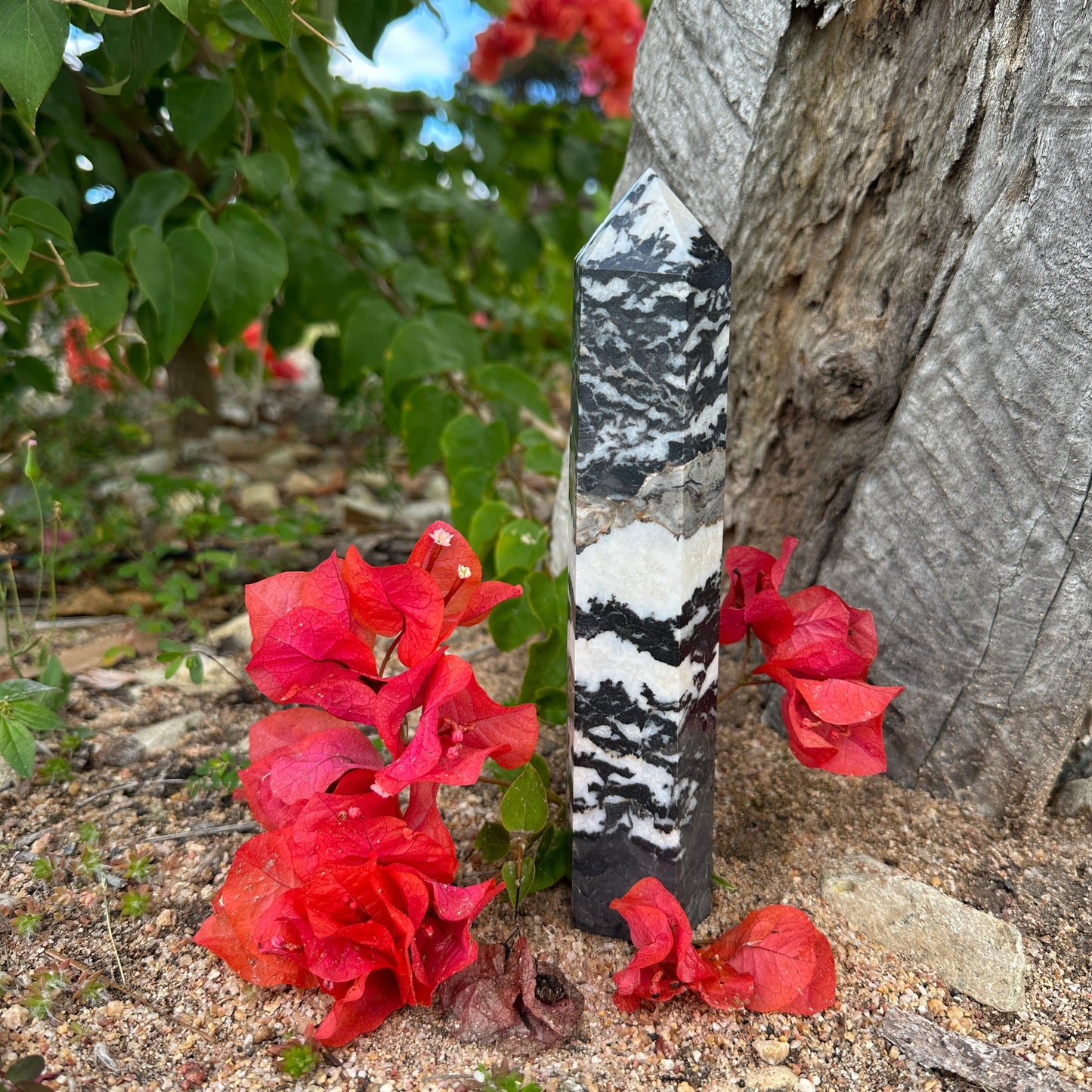 Zebra Jasper Crystal Tower – Balance, Grounding & Powerful Spiritual Healing Energy